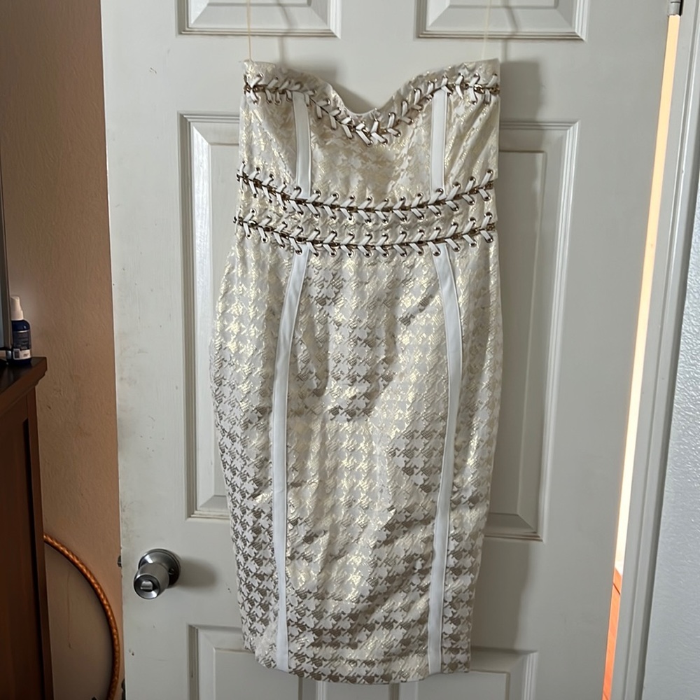 House of CB strapless dress